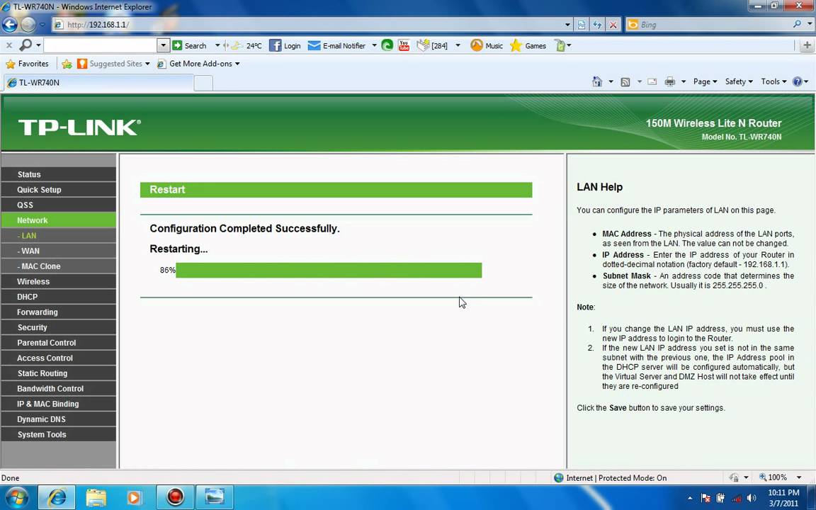 Setup TPLINK Wifi Router setup
