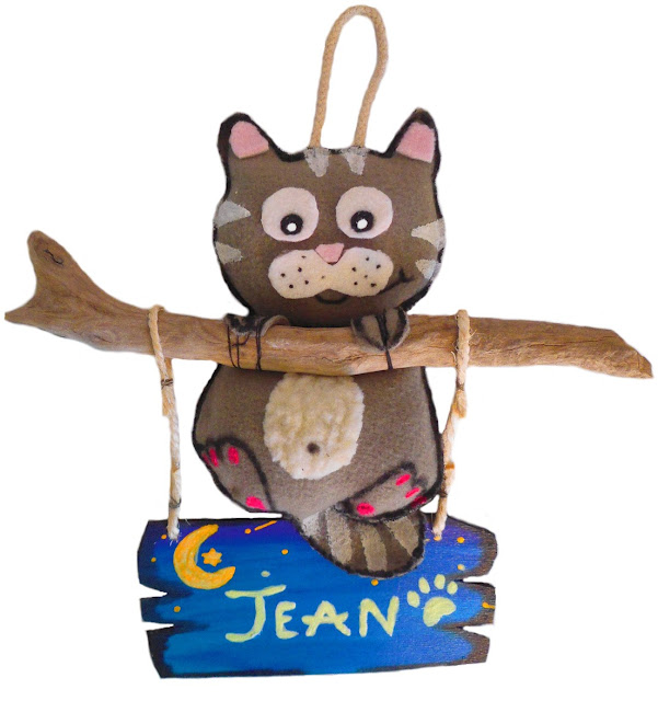 plaque de porte chat bébé plaque de porte originale chat pour chambre enfant