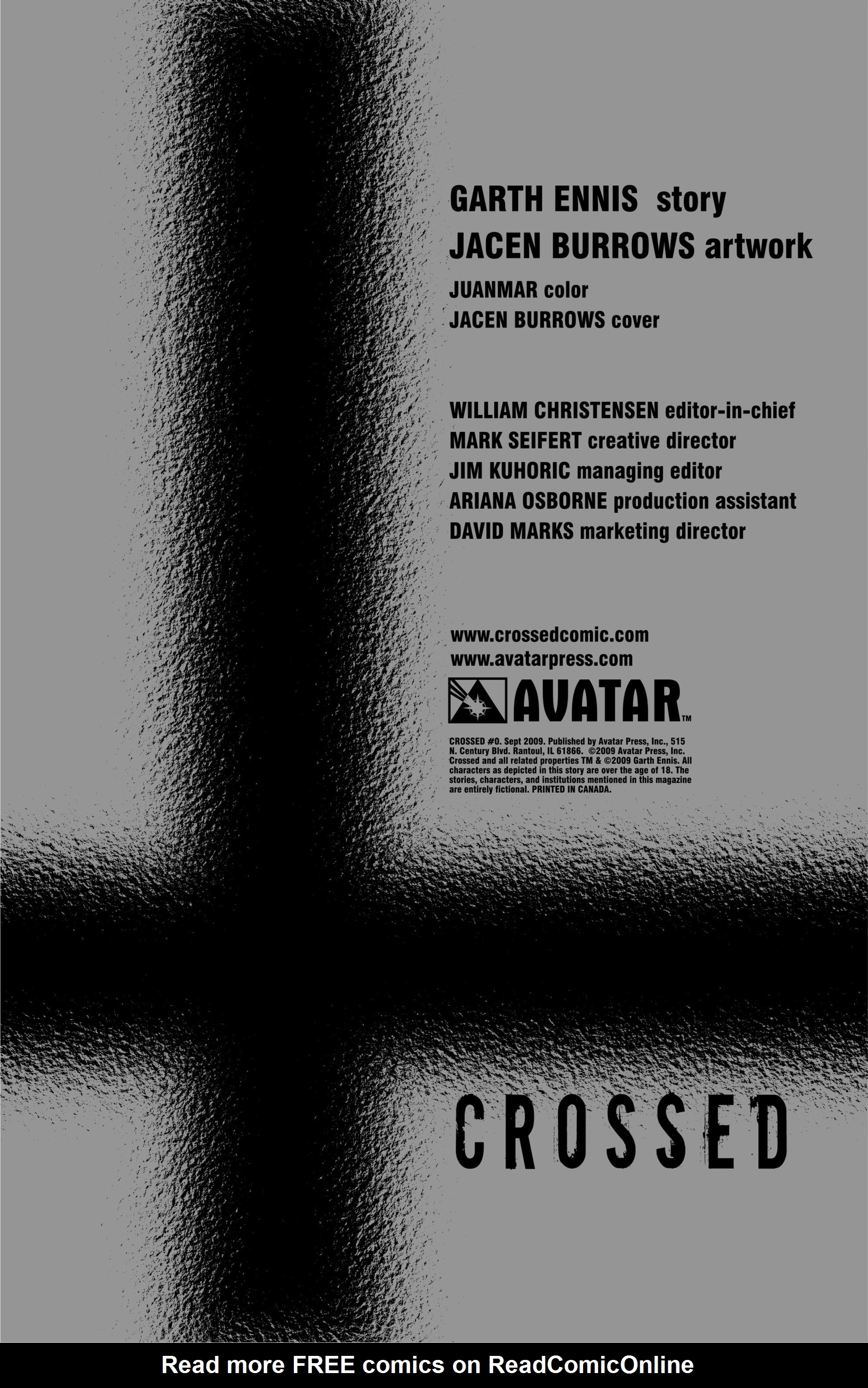 Crossed issue 0 - Page 2