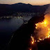 Φωτιά στη Μονεμβασιά.... Στις φλόγες το κάστρο
