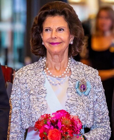 Queen Silvia, Princess Victoria, Pricess Sofia, Princess Estelle and Princess Madeleine at the meeting at Stockholm Concert Hall