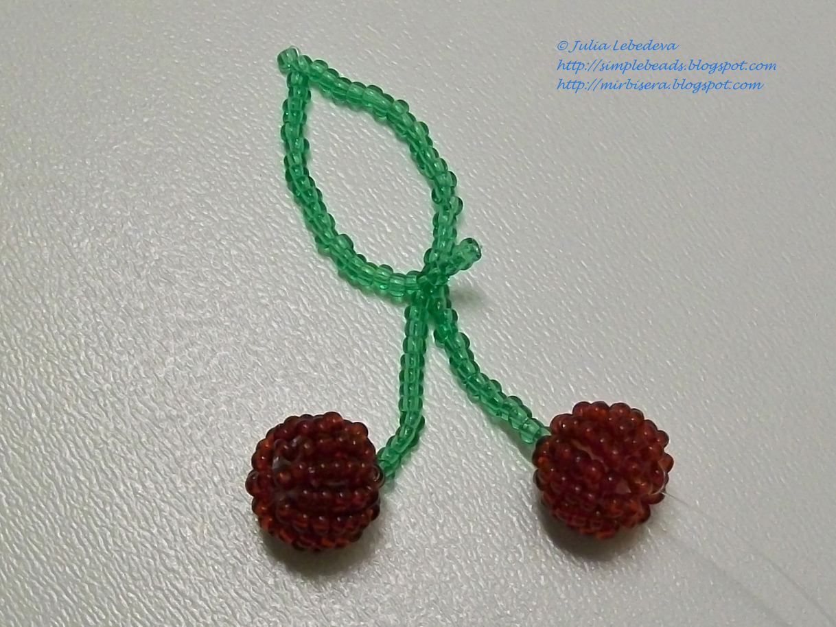 Схемы вишни из бисера