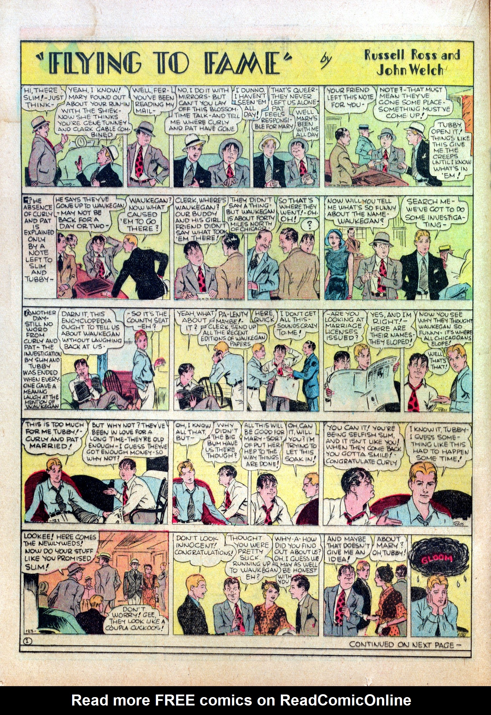 Read online Famous Funnies comic -  Issue #14 - 30