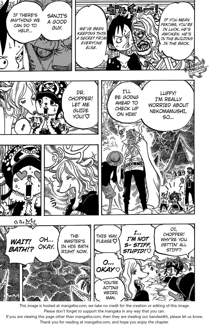 One Piece Ch.814: Let's Go to See Master Nekomamushi