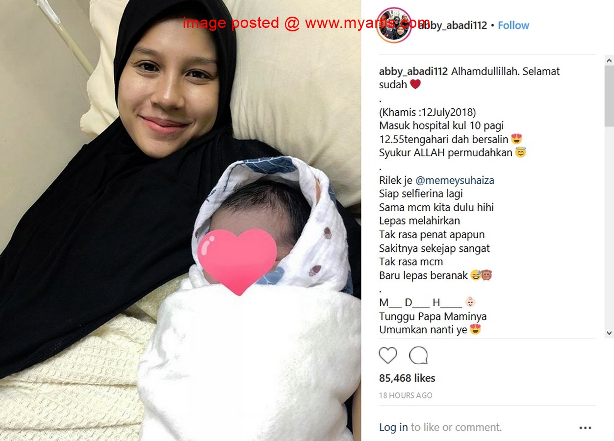 Myartis Com Myartis My Artis Tahniah Memey Suhaiza Selamat Bersalin Baby Girl