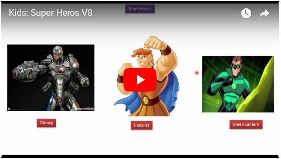 Kids: Super Heros V8