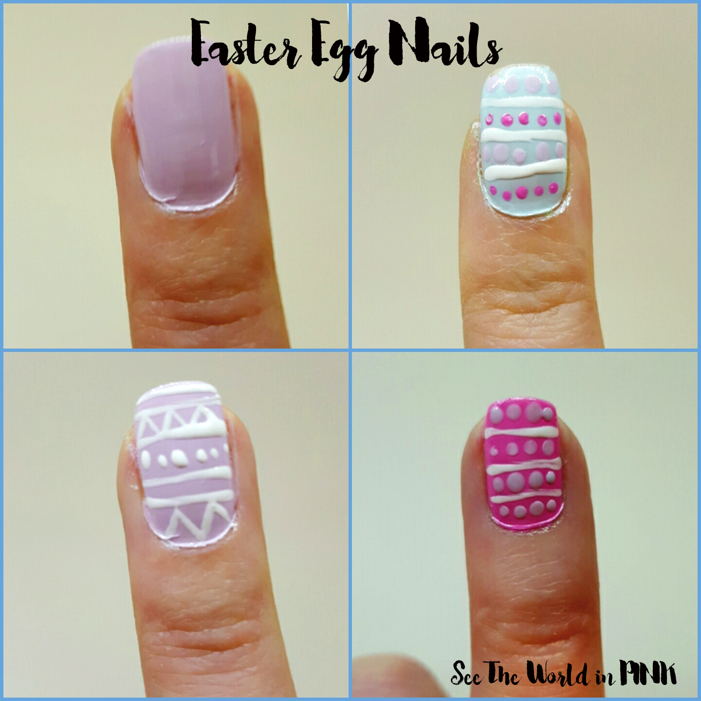 Manicure Monday Easter Nails!! Bunny, Chick and Easter Egg Nails