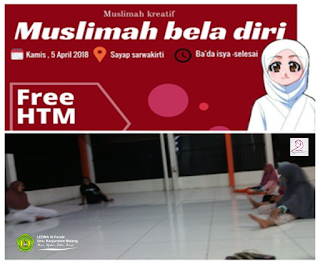 Pelatihan Bela Diri Oleh Kemuslimahan LEDMA Al-Farabi Pelatihan Bela Diri Oleh Kemuslimahan LEDMA Al-Farabi