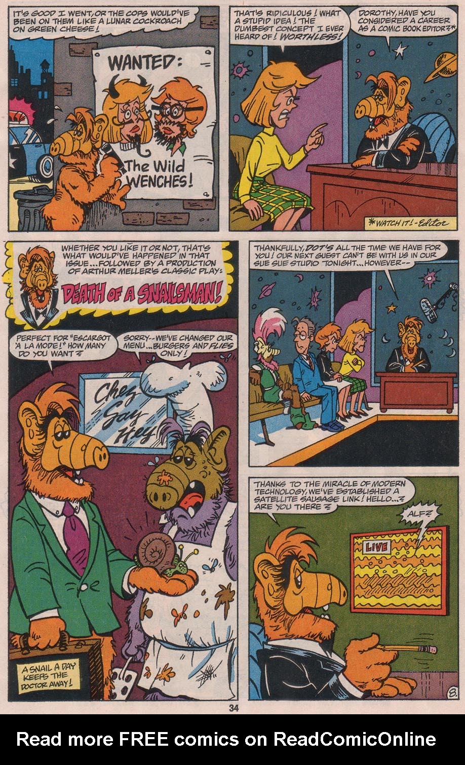 Read online ALF comic -  Issue #50 - 36