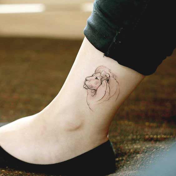 Leo zodiac tattoos designs