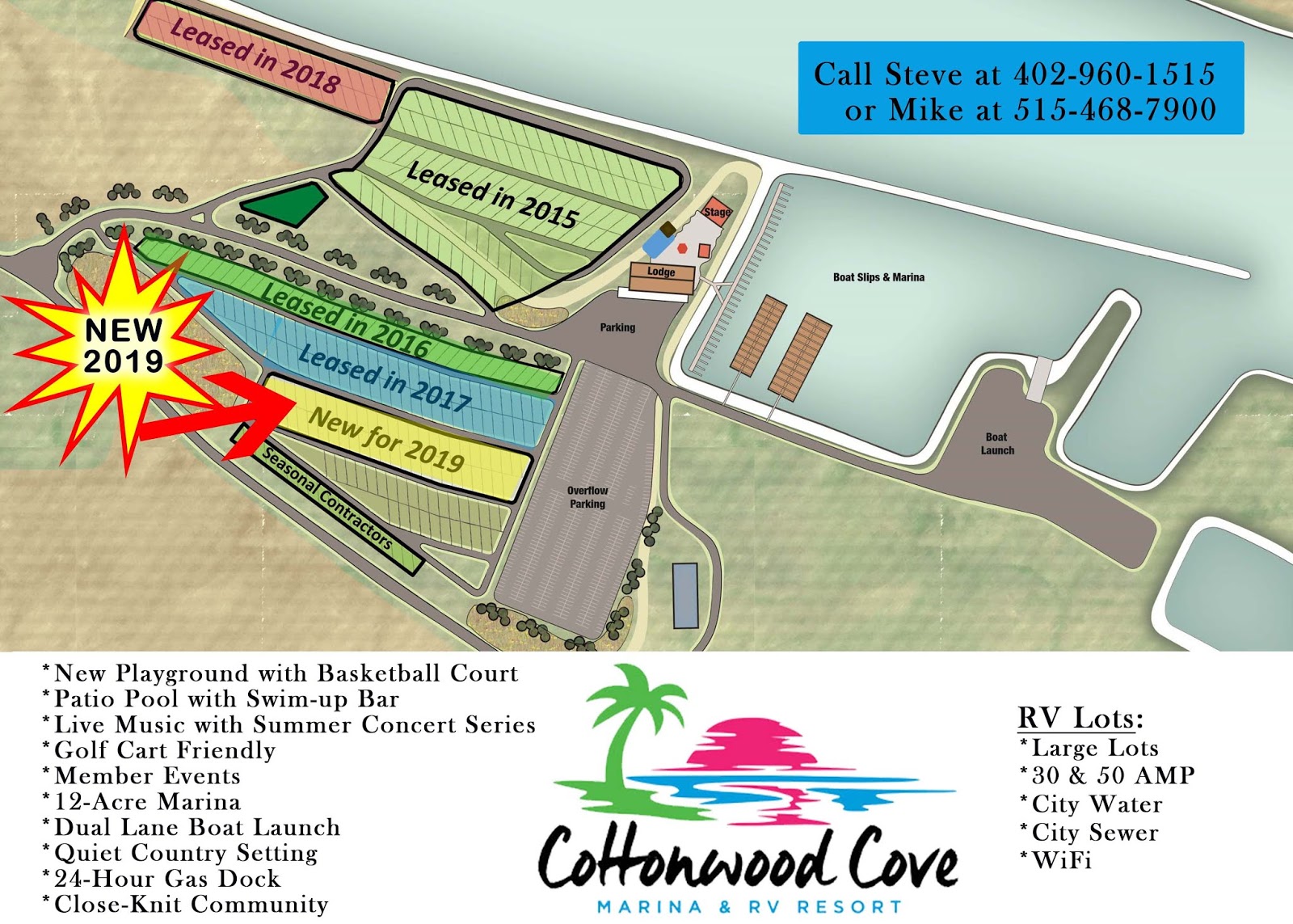RV Lots at The Cottonwood Cove Come With Amazing Amenities