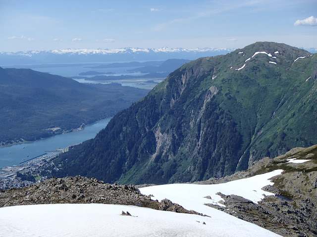 View of Mt Juneau from Gastineau Peak