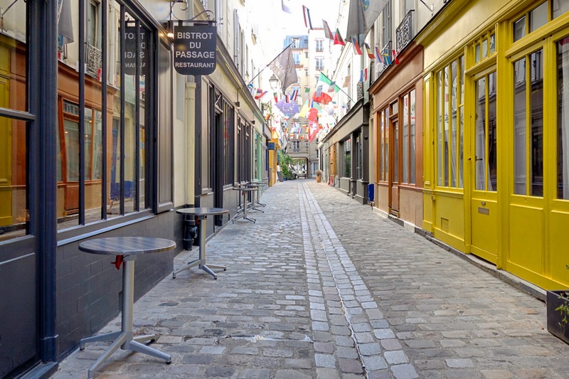 Paris Passage Geffroy Didelot, le village des Batignolles en couleurs XVIIème Paris la Paris Passage Geffroy Didelot, le village des Batignolles en couleurs XVIIème Paris la