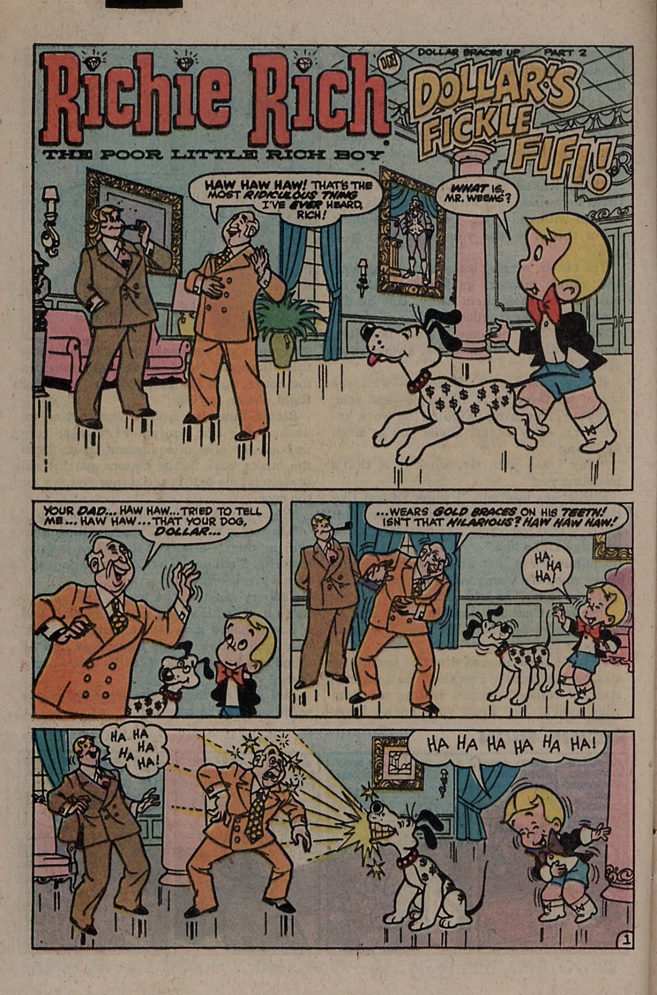 Read online Richie Rich & Dollar the Dog comic -  Issue #15 - 28