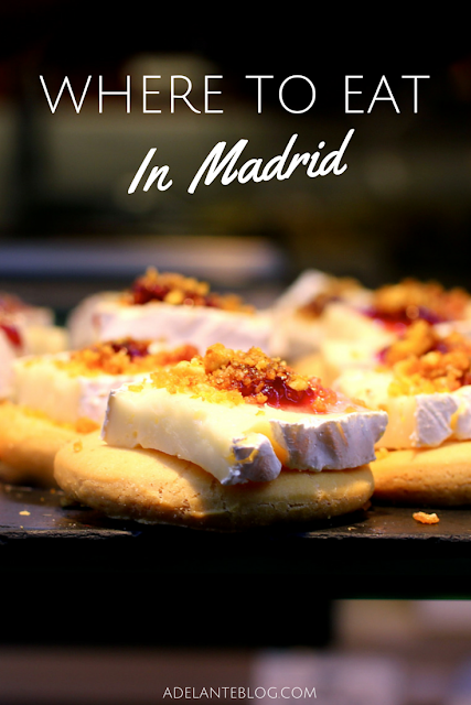 A guide to the best places to eat in Madrid, categorized by neighborhood.