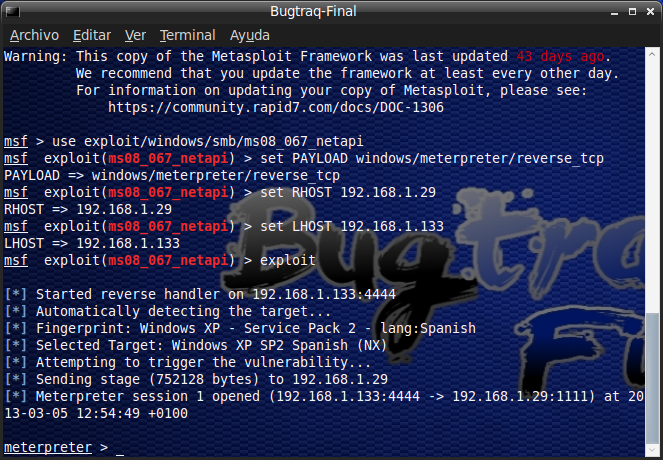 Migrate y HashDump en Metasploit - Estación Informática