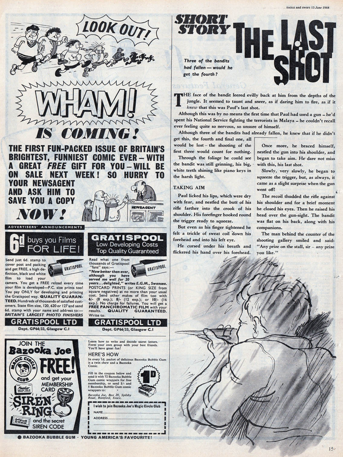 Blimey The Blog Of British Comics Look Out Wham Is Coming 1964