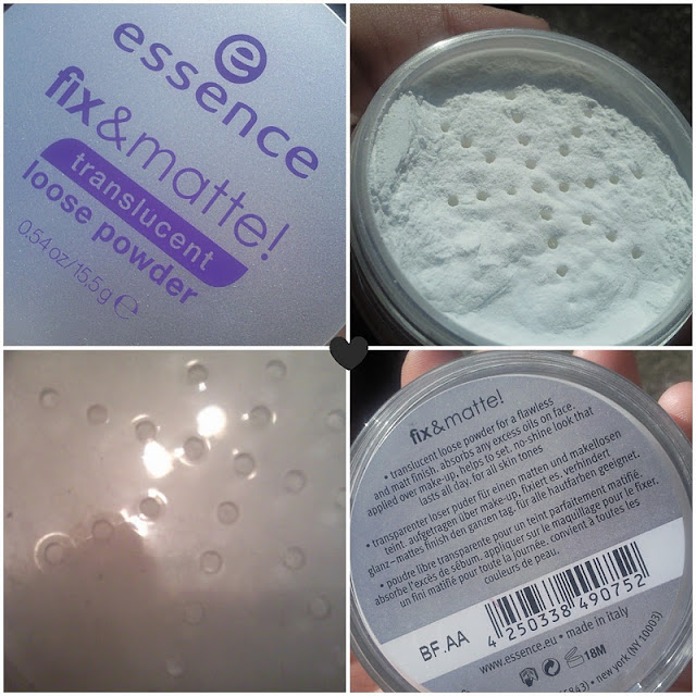 Rainbow of Beauty: [Review] essence Fix& Matte Translucent loose Powder