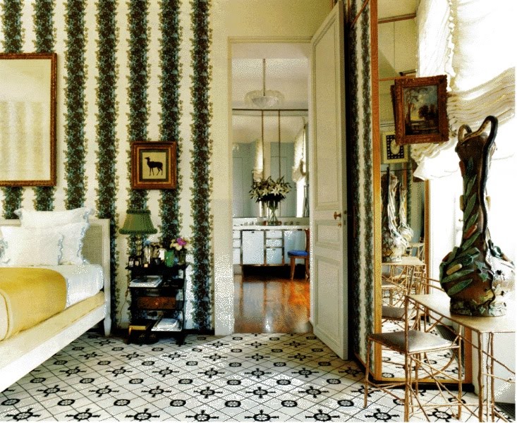 Madeleine Castaing Captivates A New Generation The Glam Pad Castaing S Winter Bedroom In Lèves France Via Architectural Digest