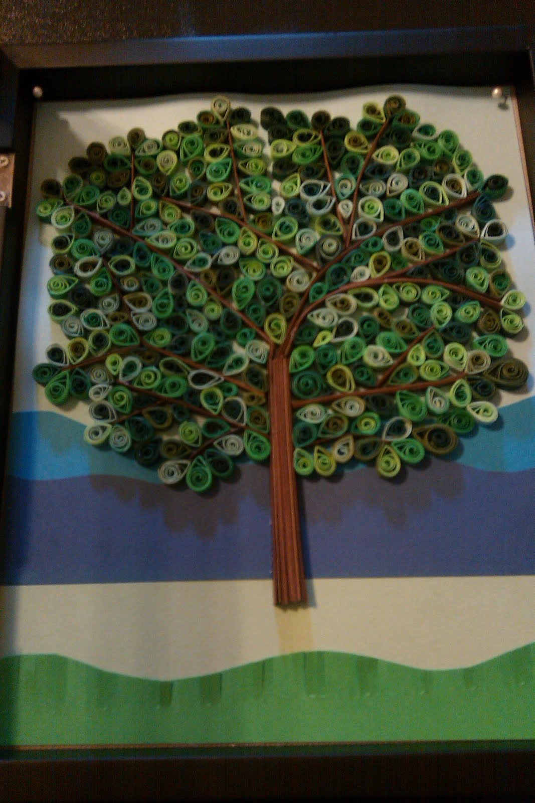Crafty Clariangel Latest Quilling Project Tree!