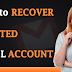 How to reactivate email account
