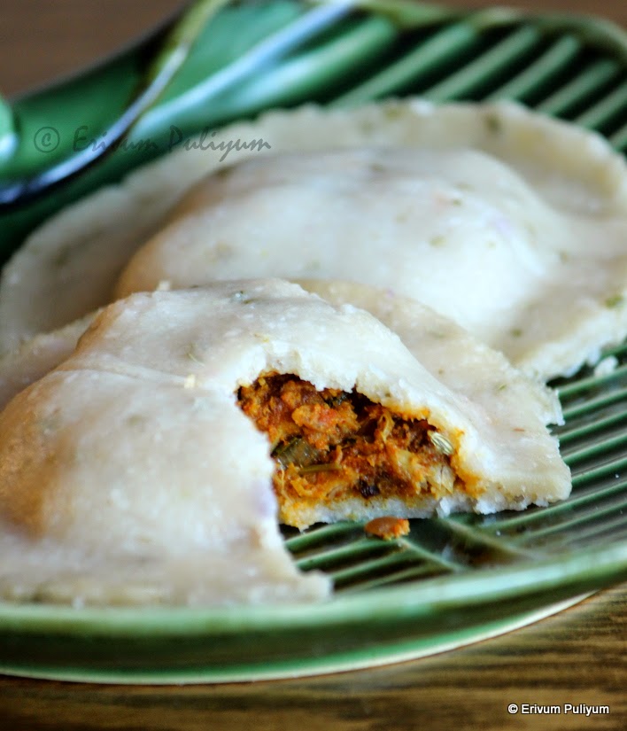 Erivum Puliyum: Meen Pathiri | Steamed Rice Pancakes with Fish Filling ...