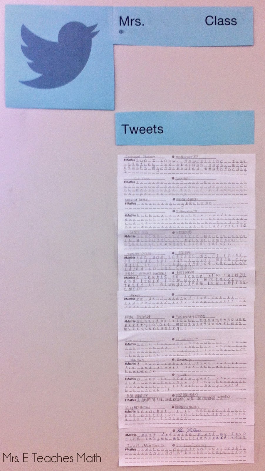 ... Math: Using Tweets as an Exit Ticket on the First Day of School