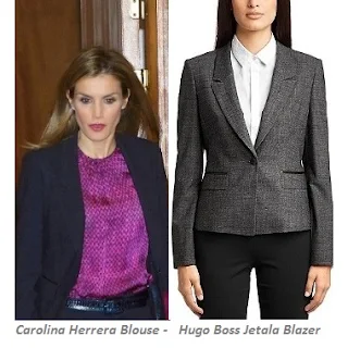 HUGO BOSS Women Suit CAROLINA HERRERA Blouse