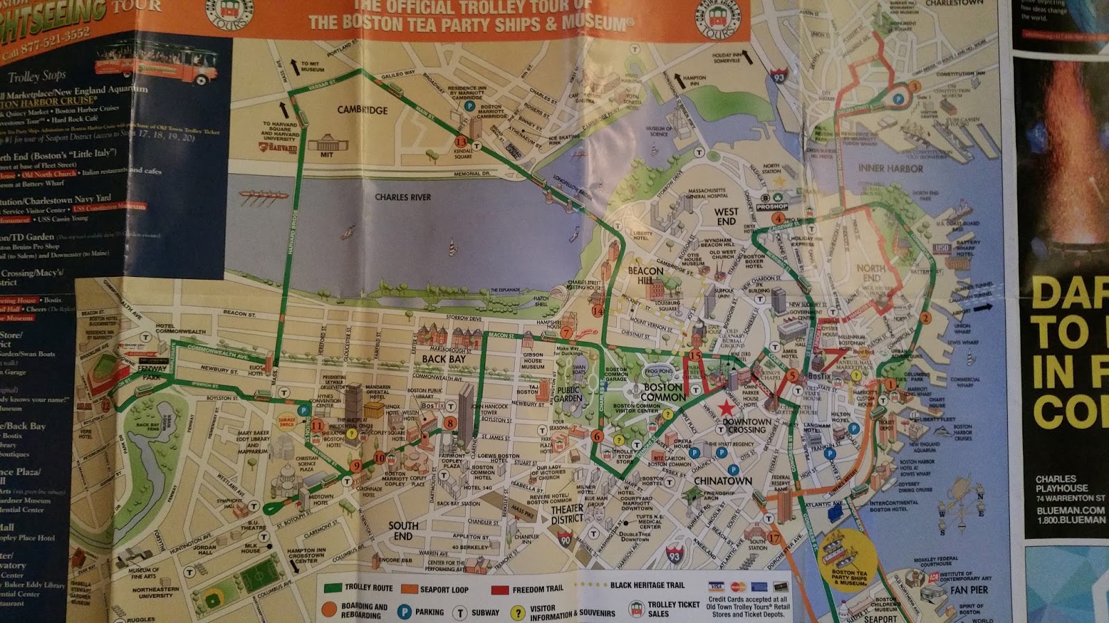 City View Trolley Boston Map - United States Map