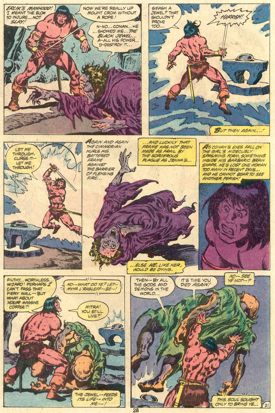 Read online Conan the Barbarian (1970) comic -  Issue #118 - 22