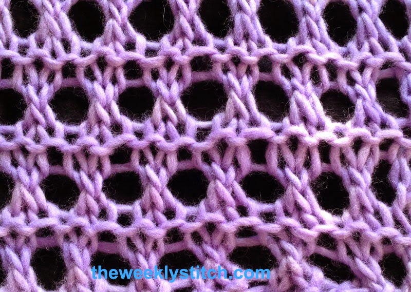 The Weekly Stitch: Open Honeycomb