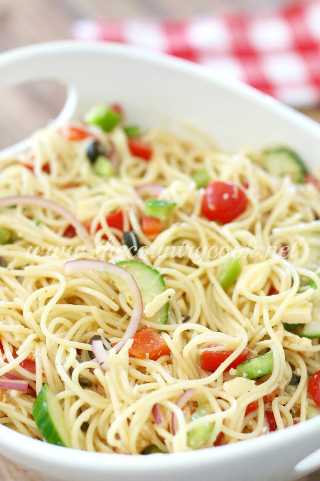 Spaghetti Salad The Country Cook