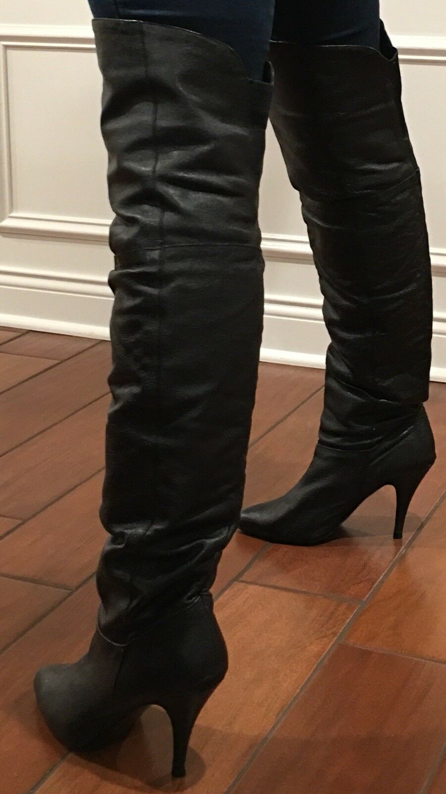 eBay Leather: Vintage Wild Pair thigh boots sell for $350!