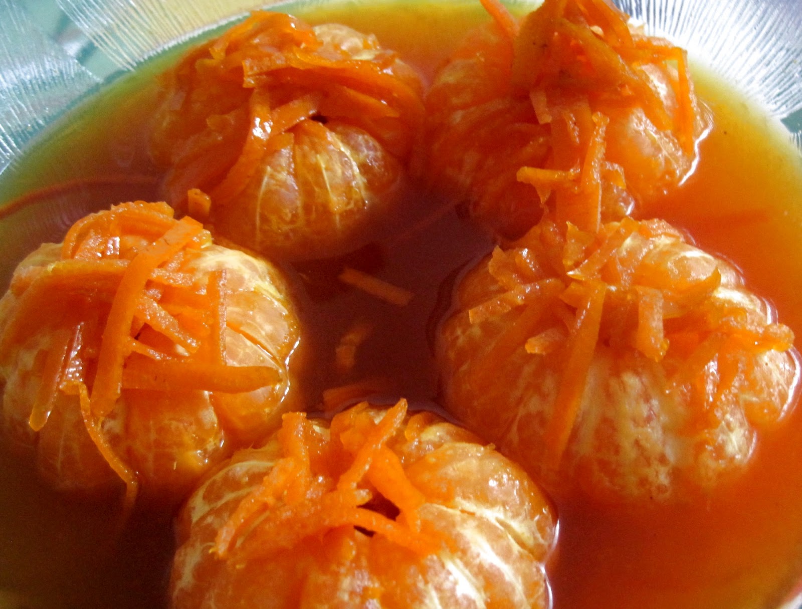 Lynne's Dinners Retro Dessert time! Caramel Clementines with vanilla