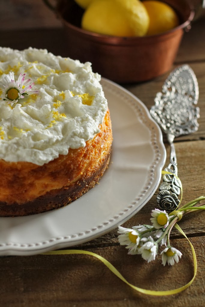 classic lemon cheesecake