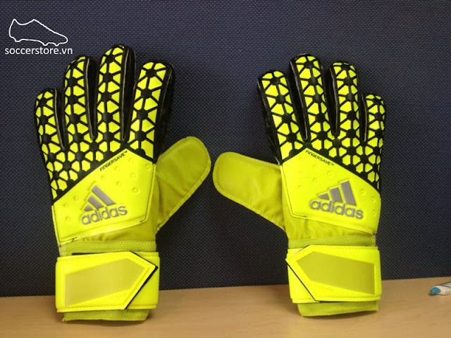 Adidas Ace Fingersave Relique Solar Yellow- Black GK Gloves S90146