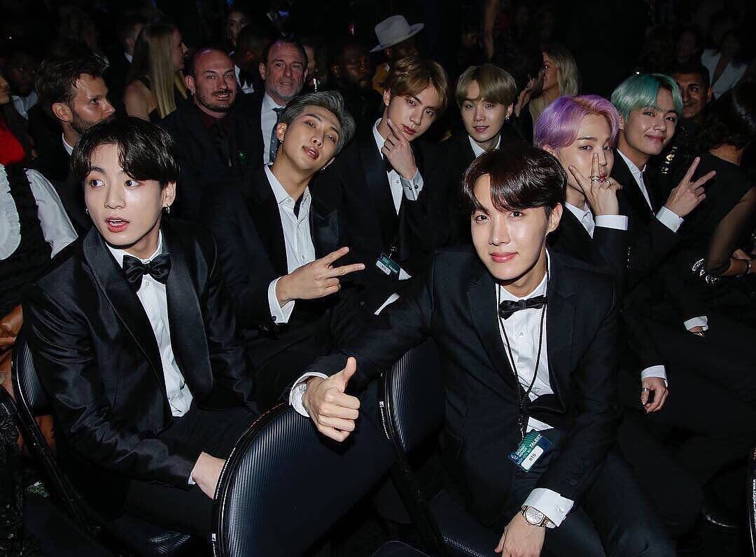 BTS arrives in style at the 2019 Grammy Awards