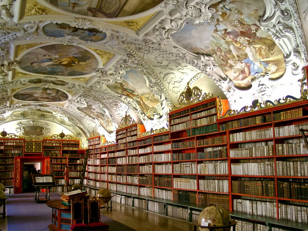 Baroque Library Hall, Klementinum, Prague
