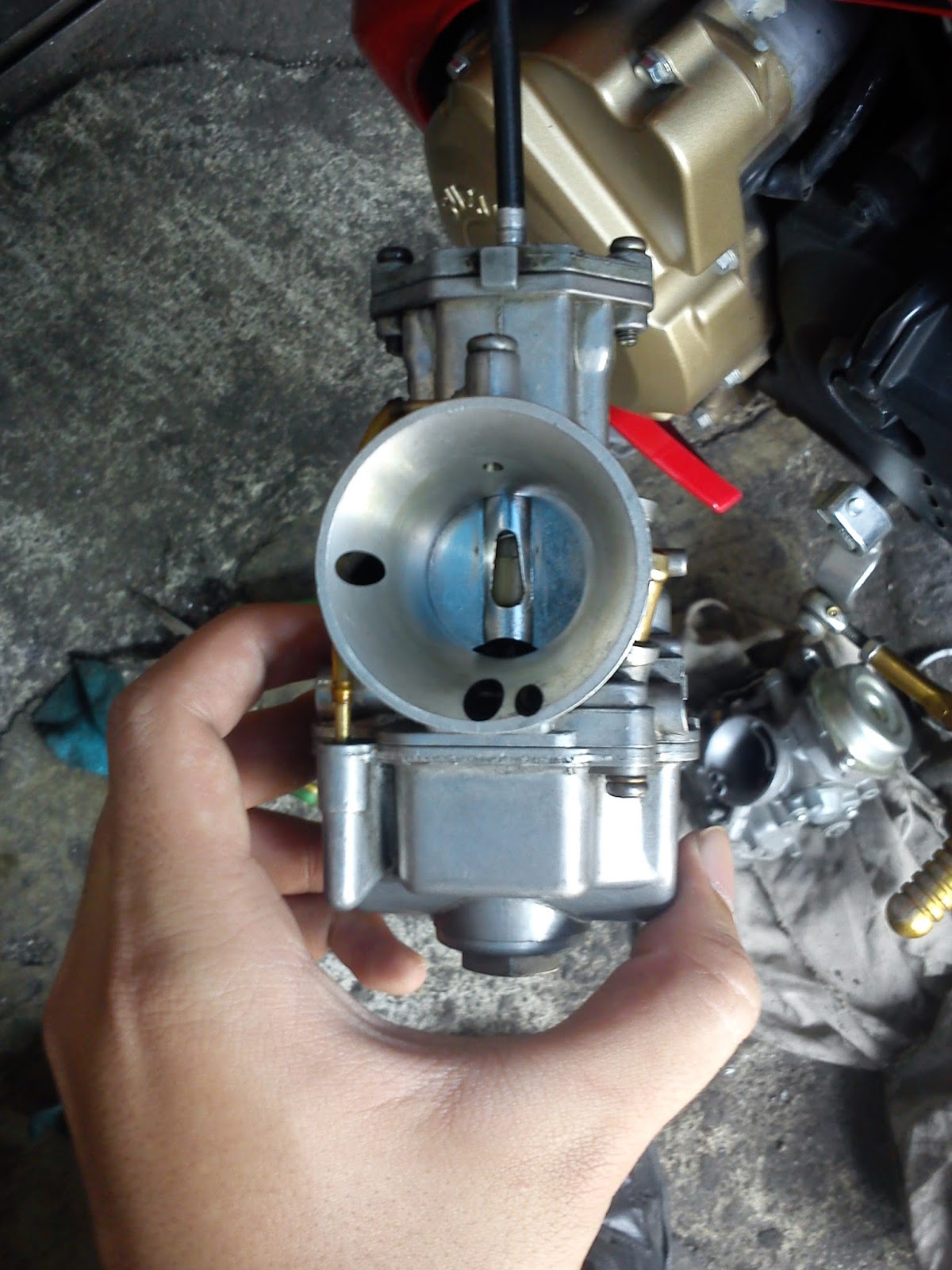 Satria F 1 584 L Review Karburator Koso 28 PWK Di Satria FU 2012