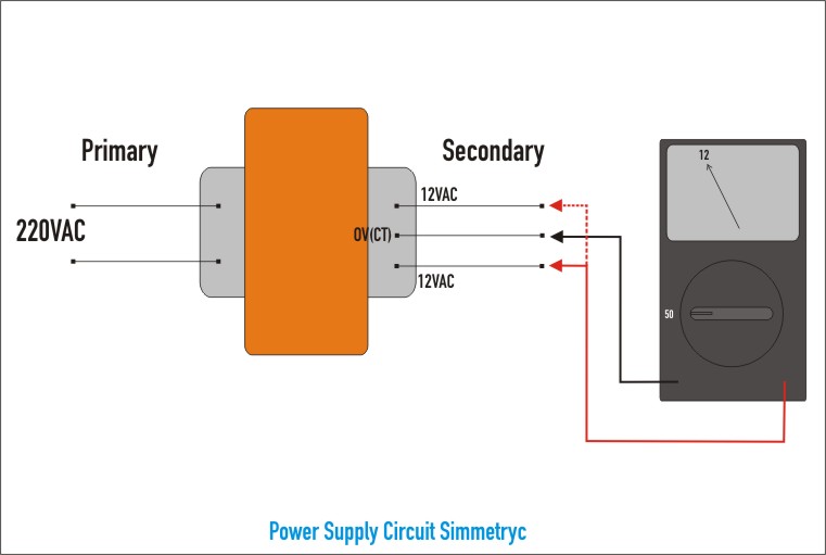 Symmetric Power Supply Using Transformer avo 8 circuit diagram 
