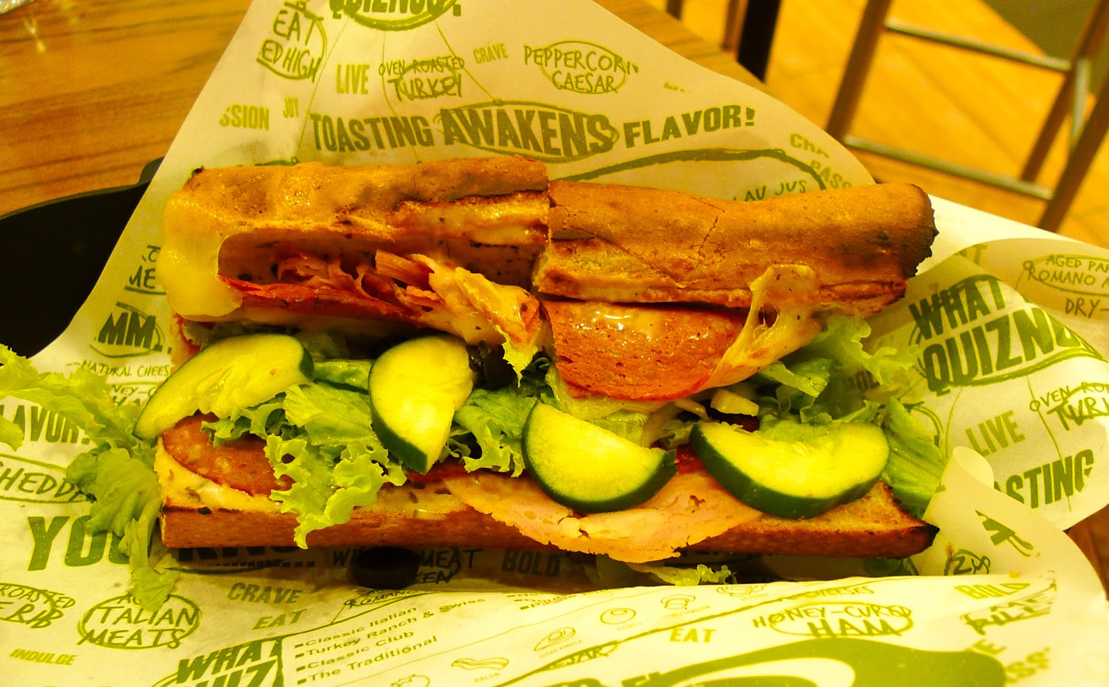Sumptuous Sundays Quiznos