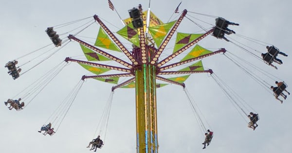 Vertigo Giant Swing Ride Florida State Fair Tampa Fl