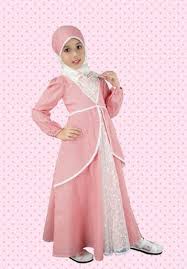 Model Gaun Pesta Muslim Brokat Sifon Anak Perempuan Model Gaun Pesta Muslim Brokat Sifon Anak Perempuan