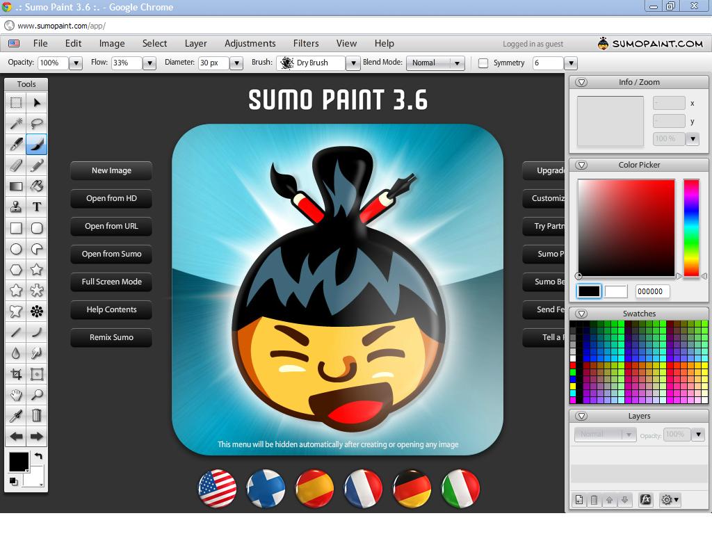 el cuaderno de mapi: SUMO PAINT