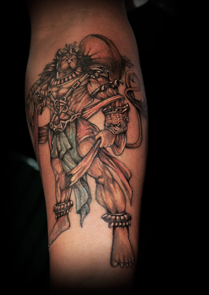 Tattoos Designs, Pictures And Ideas Lord Hanuman Tattoo