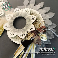 Stampin' Up! Painted Harvest & Leaf Punch SU 3D Mask Idea Order Craft Supplies from Mitosu Crafts UK Online Shop