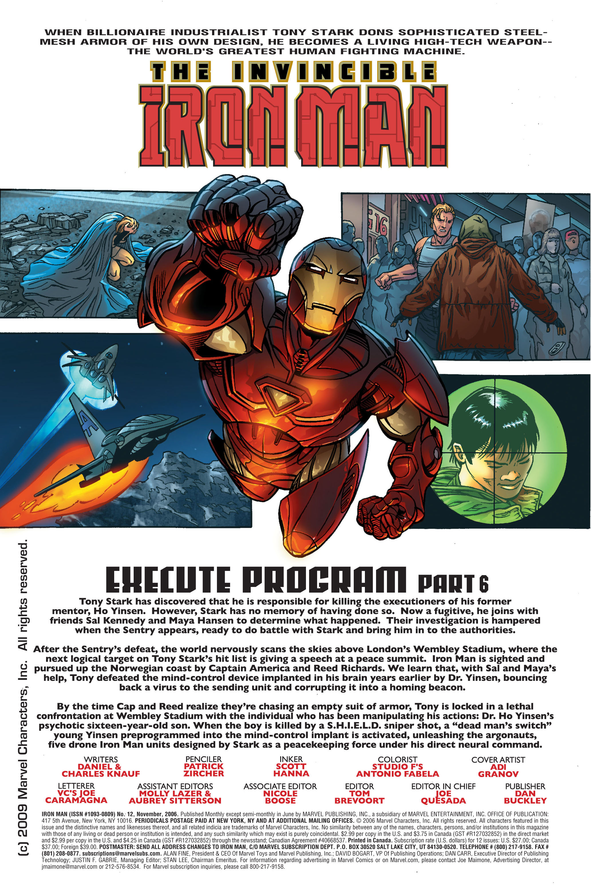 Iron Man (2005) 12 Page 1