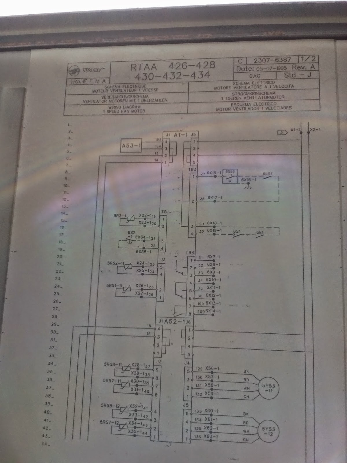 HVAC, CHILLERS, HEATPUMP: Trane chiller air cooled control ... chiller wiring diagram 