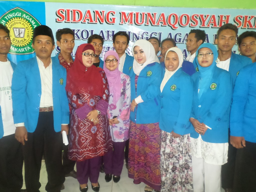 kenangan Sidang Munaqosah SKRIPSI STAISA JAKARTA ENO