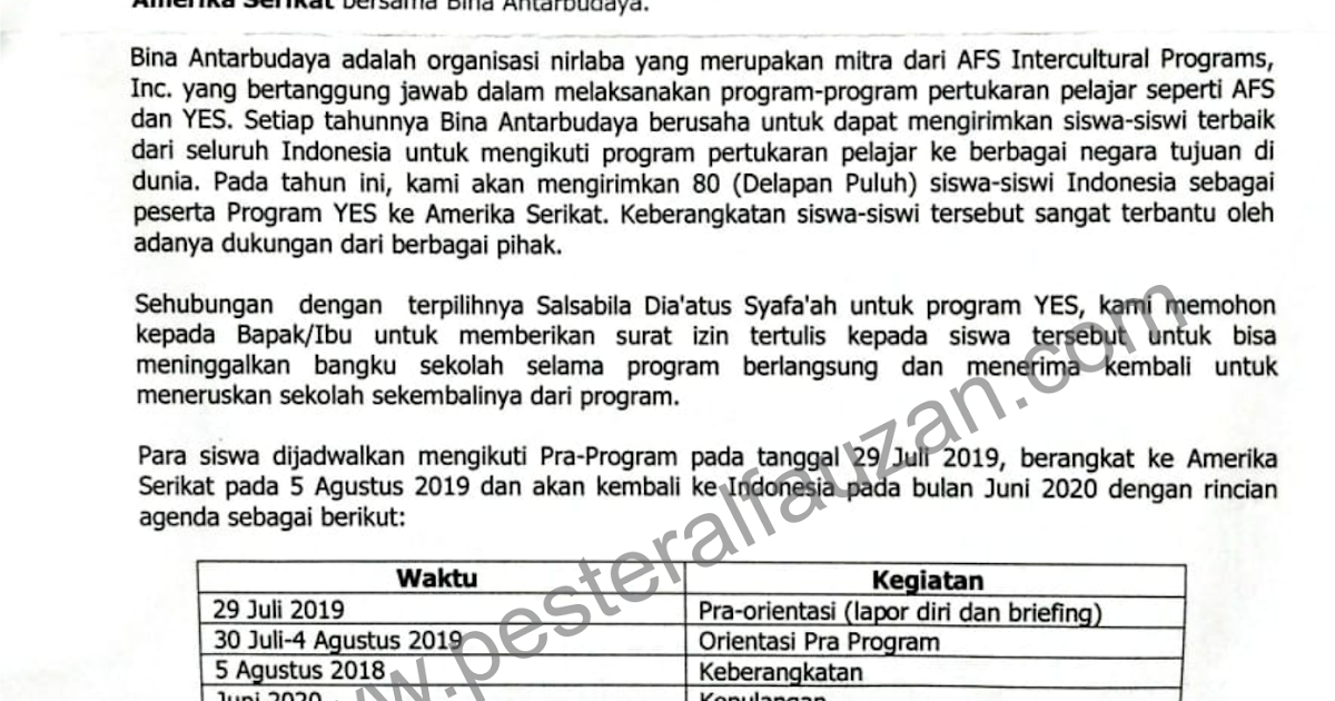 Yes Program Alhamdulillah Agustus 2019 Santri Ma Pester Al Fauzan Berangkat Pertukaran Pelajar Ke Amerika Serikat Pesantren Terpadu Al Fauzan